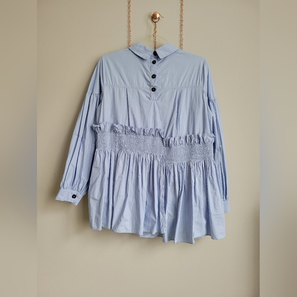 Madonna & Co. Ruffle , asymmetrical shirt size medium - Picture 3 of 8